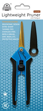 HK Titanium Coated Lightweight Precision Fast Pruner Curved Blade