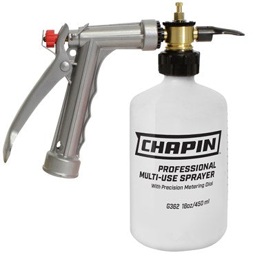 garden hose sprayer lowes Chapin Mfg Chapin G362 All-Purpose Professional Hose End Sprayer With Metering Dial, 16 oz