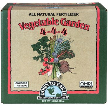 Down To Earth™ Vegetable Garden 4-4-4 - 15lb -