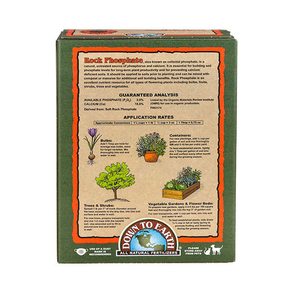 Down To Earth™, Rock Phosphate 0-3-0, 5lb