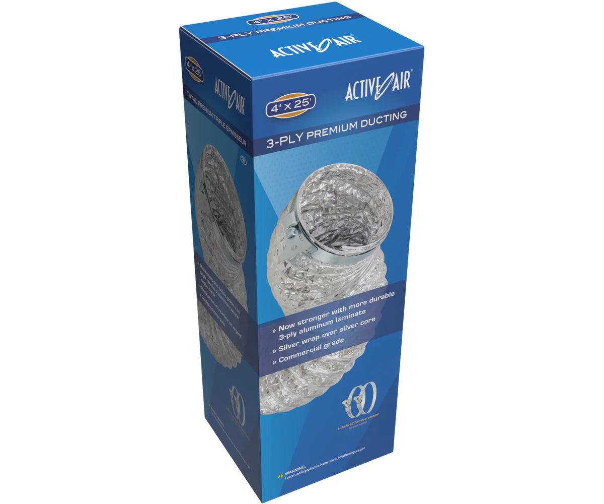 Active Air Ducting 4” x 25’