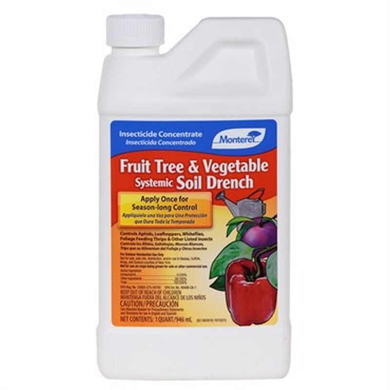 Monterey® Fruit Tree & Vegetable Systemic Soil Drench - quart