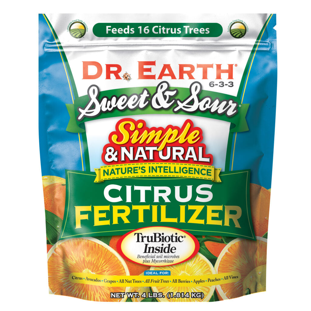 Dr. Earth Organic and Natural Sweet & Sour® Citrus Fertilizer 6-3-3