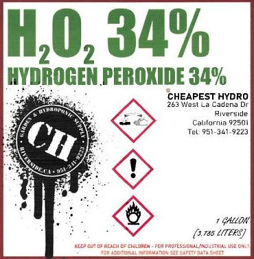 Cheapest Hydro 34% Peroxide 5 Gallon