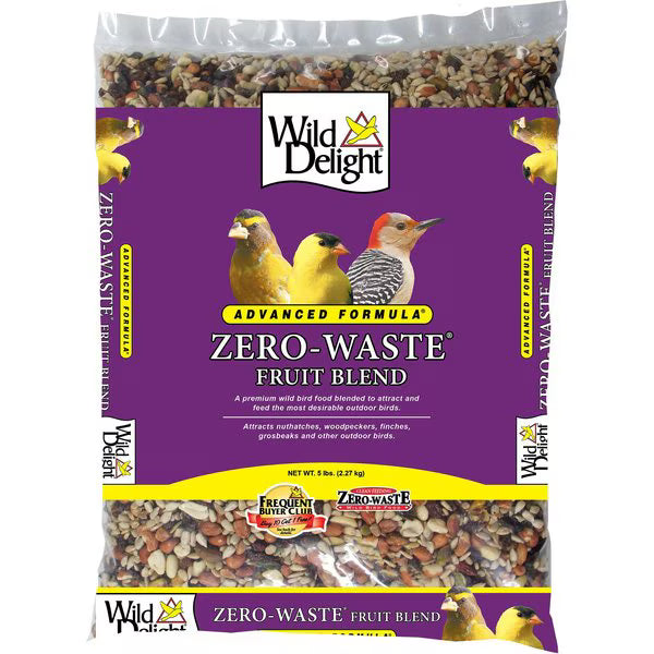 Wild Delight Zero Waste Fruit Blend Wild Bird Food, 5-lb bag