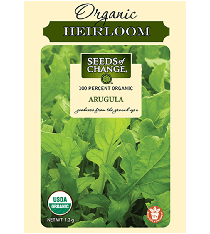 arugula plant seeds Seeds Of Change Arugula Seeds