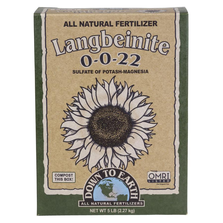 Down To Earth Langbeinite Sulfate Of Potash-Magnesia 0-0-22 OMRI