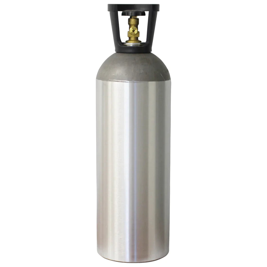 Aluminum CO2 Cylinder with Handle, 20lb