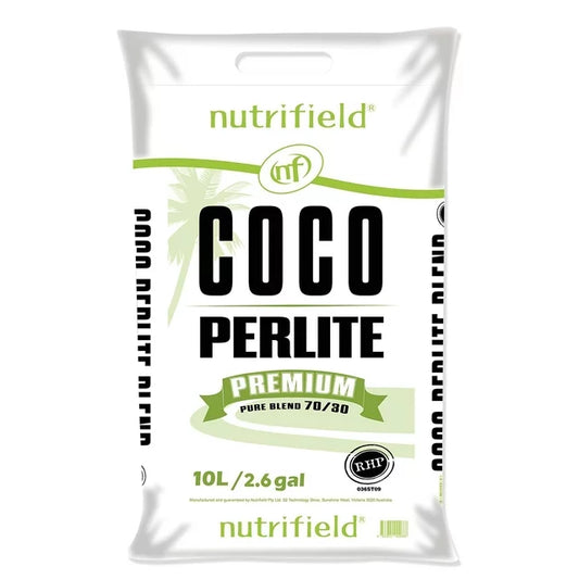 Nutrifield Coco Perlite 70/30 Blend, 10L, 2.6 gal
