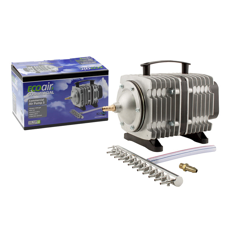 EcoPlus® Commercial Air Pumps 1 - 18 Watt Single Outlet 793 GPH