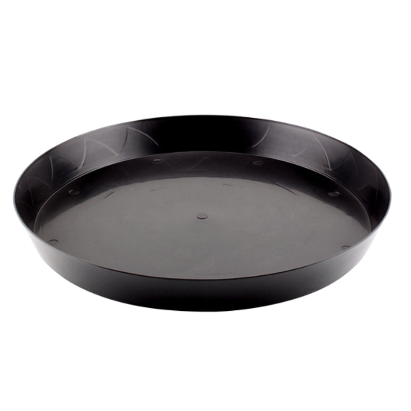 Heavy Duty Black Saucer 16in