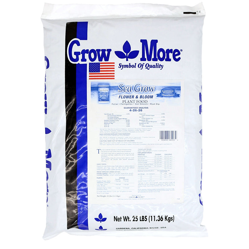 Grow More Sea Grow 4-26-26 25lb Bag