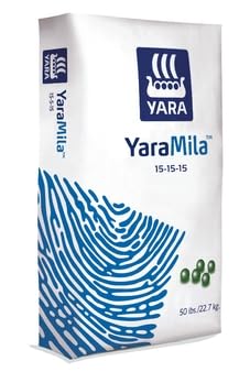 YaraMila Premium NPK Fertilizer 15-15-15, 50 lb Bag, Balanced Granular Plant Food for Fruits and Vegetables