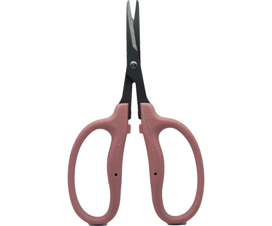 Chikamasa B-500SRFP Scissors Curved Blade, Pink, Fluorine Coating