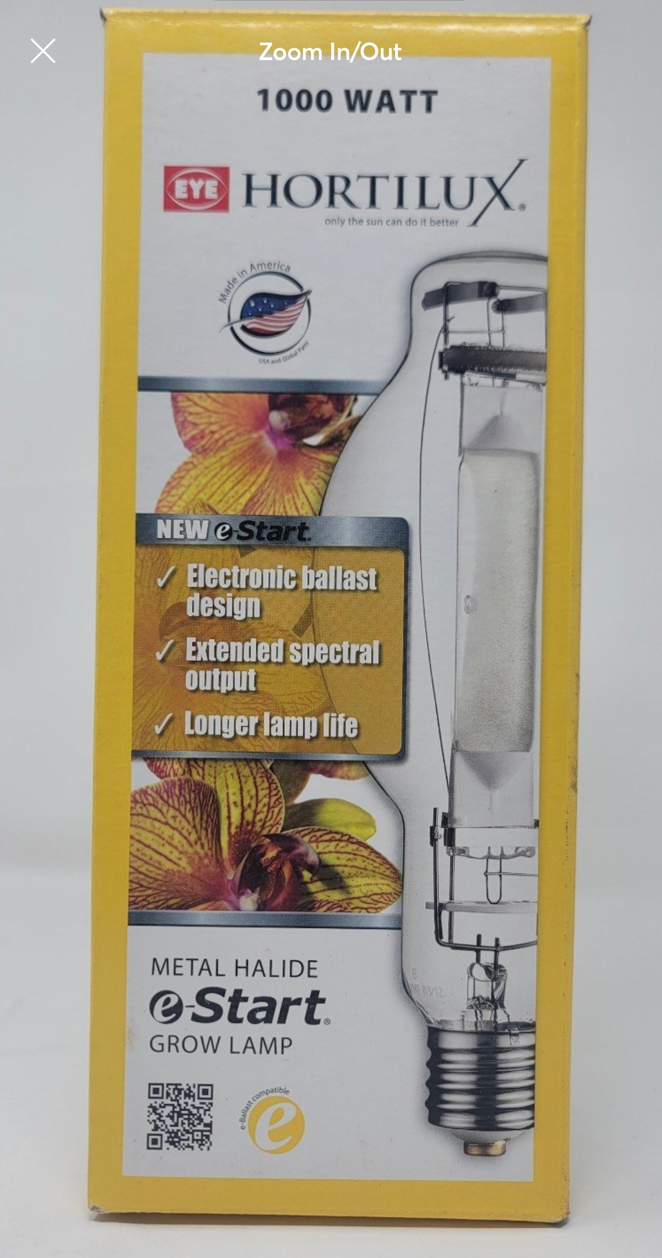 Hortilux MH 1000w e-Start Grow Lamp