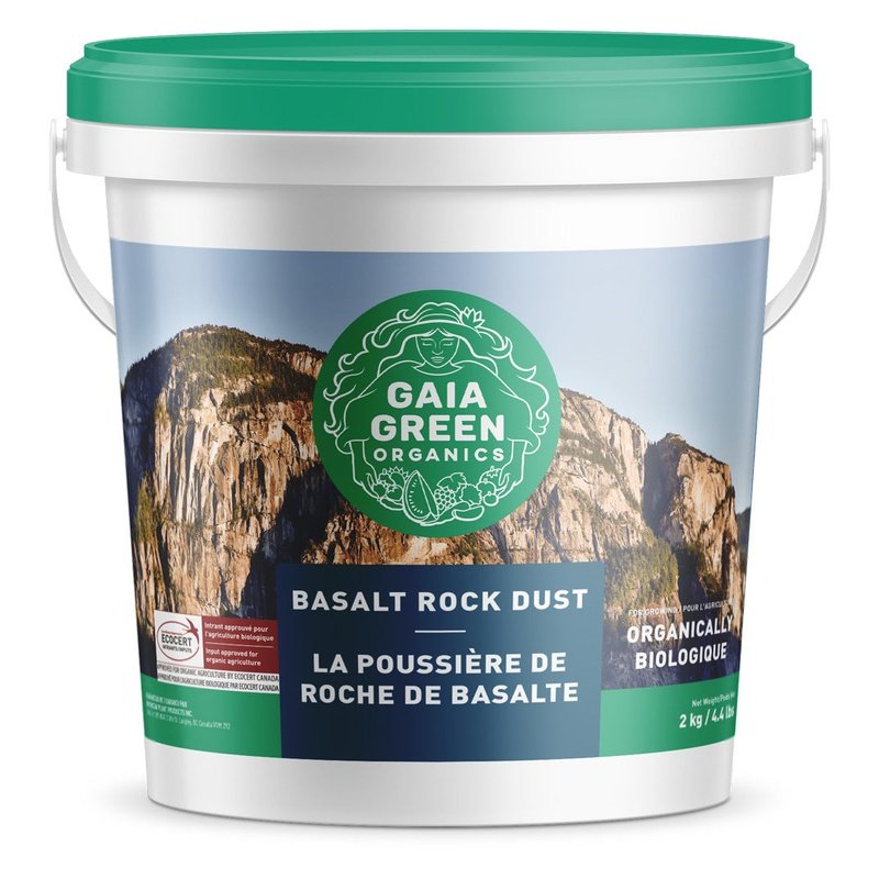 Gaia Green Basalt Rock Dust, 2 kg U.S.
