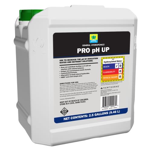 General Hydroponics PRO pH Up 2.5 gal