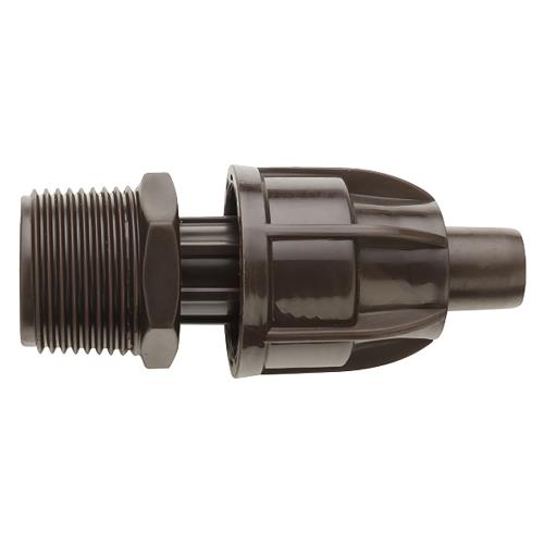 Netafim 17mm TechLock x 3/4 in MPT Male Adapter