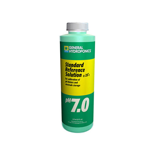 General Hydroponics®, pH 7.0 Calibration Solution, Standard Reference Solution for Calibration of pH Meters and Electrode Storage (8 oz.)