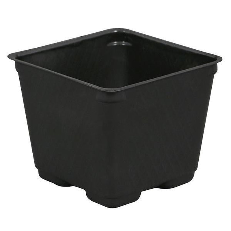 Gro Pro® Black Square Pots 4''
