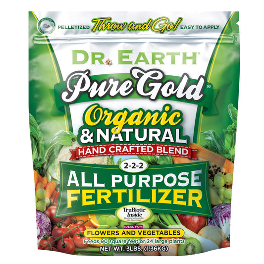 Dr. Earth Premium Gold All Purpose Organic Flowers/Fruits/Vegetables All Purpose Fertilizer 3 lb