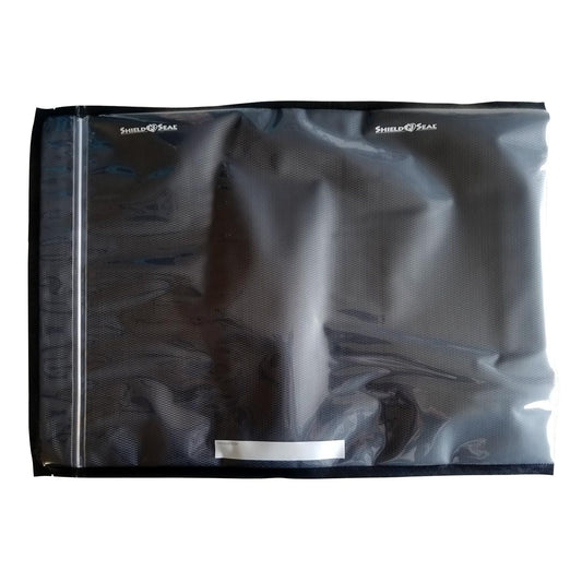 Shield N Seal 15″ x 20″ Black and Clear Vacuum Seal Bags With Zipper SNS 3500