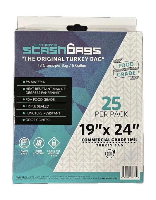 StashBags – 19″ x 24″ Commercial Grade PA Turkey Bags 25 Count