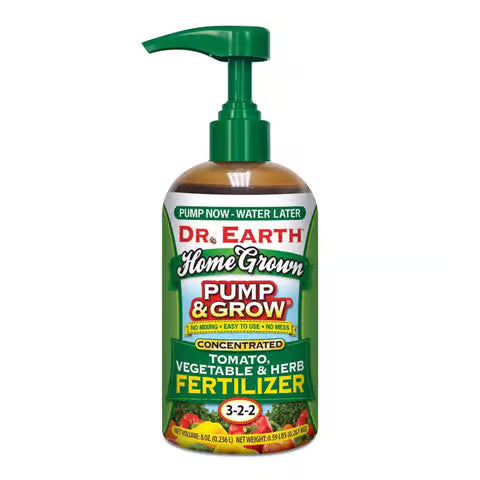 Dr. Earth Pump & Grow Tomato, Vegetable & Herb Fertilizer 8fl. oz