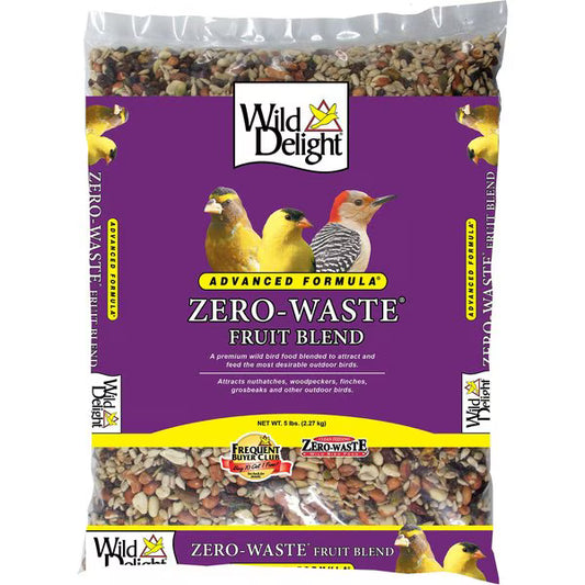 Wild Delight Zero Waste Fruit Blend Wild Bird Food, 5-lb bag