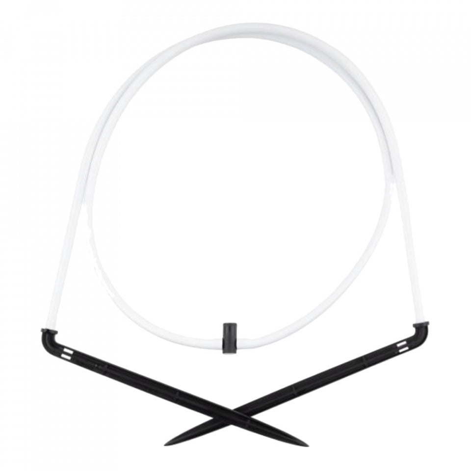 Netafim 2-Way Dripper Manifold with Angle Arrow Stakes 30''