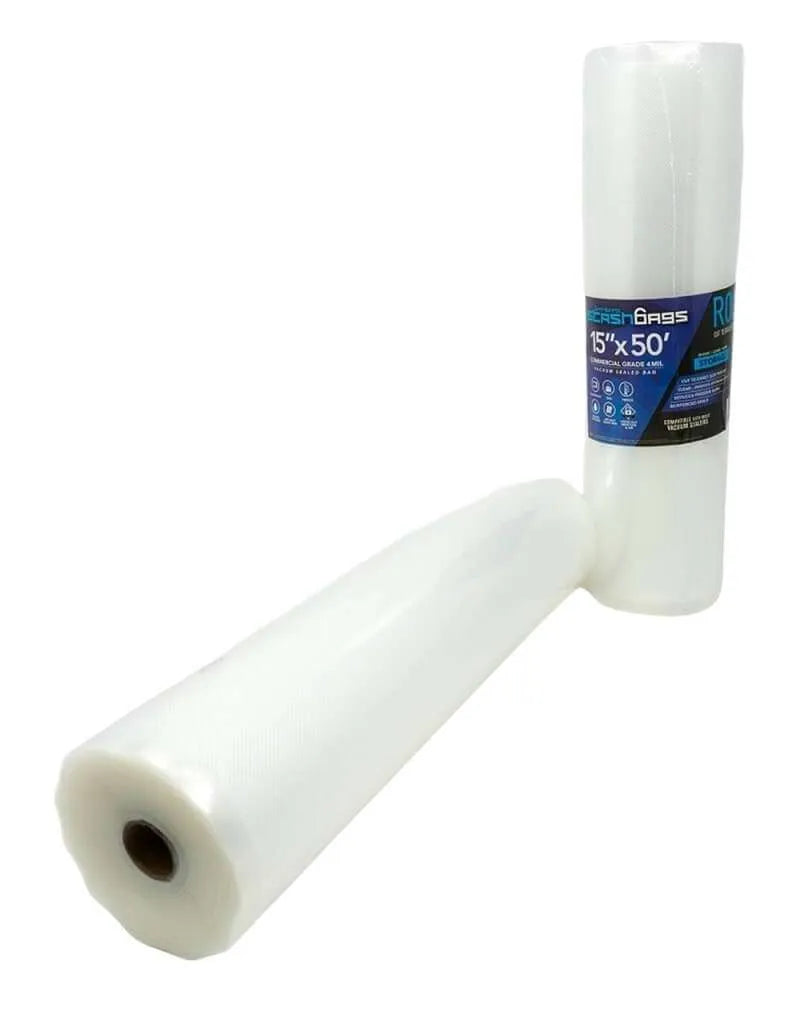 StashBags – 15″ x 50′ Vacuum Seal Roll (Clear)
