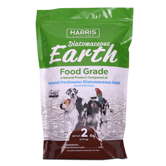 Harris Diatomaceous Earth, Food Grade, 2lbs with Duster