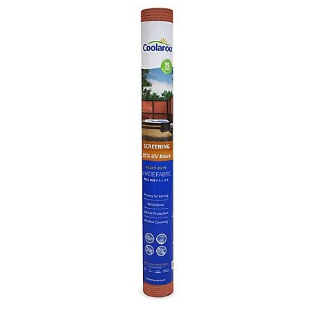 Coolaroo Shade Fabric Medium Terracotta 6ft x 15ft