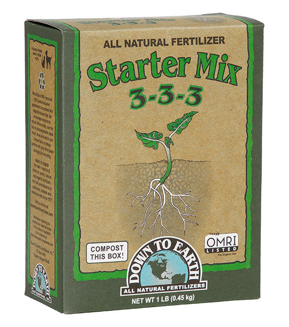 Down To Earth Starter Mix (3-3-3) 1lb