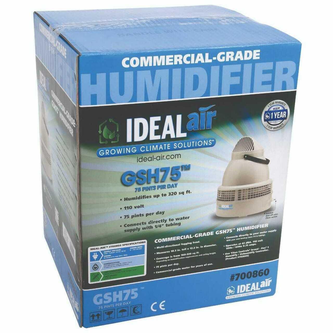 Ideal-Air™ Commercial-Grade Humidifier, 75 Pint