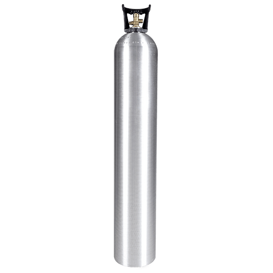Aluminum CO2 Cylinder with Handle, 50lb