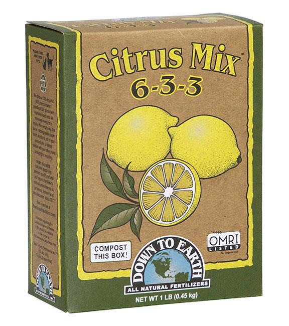 Down To Earth Citrus Mix All Natural Fertilizer Organic (6-3-3) 1lb