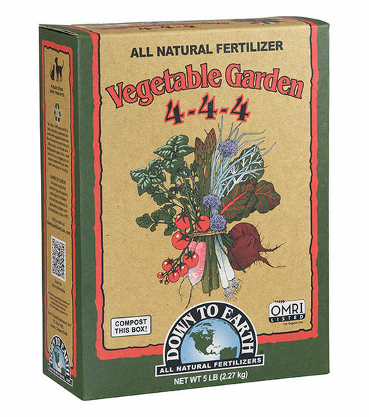 Down To Earth Vegetable Garden (4-4-4) 5lb