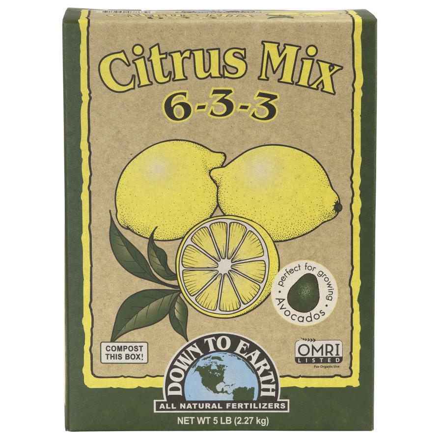 Down To Earth Citrus Mix All Natural Fertilizer Organic (6-3-3) 5lb
