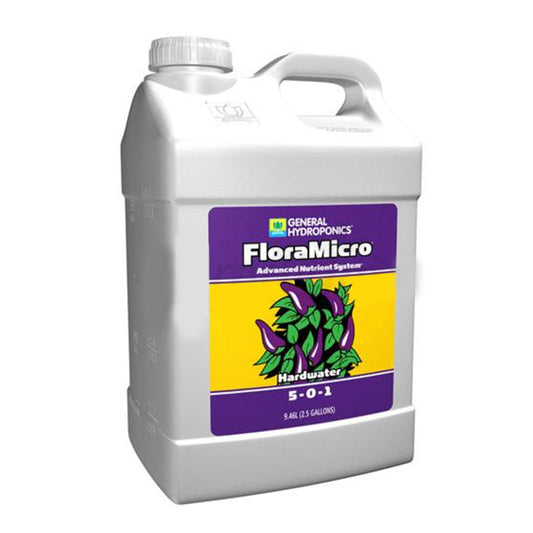 General Hydroponics® Hardwater FloraMicro 2.5 Gallon