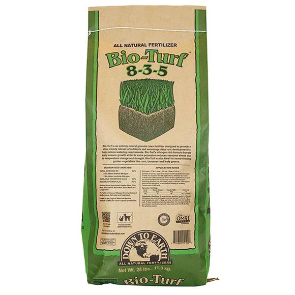 Down To Earth Bio Turf Organic (8-3-5) 25lb