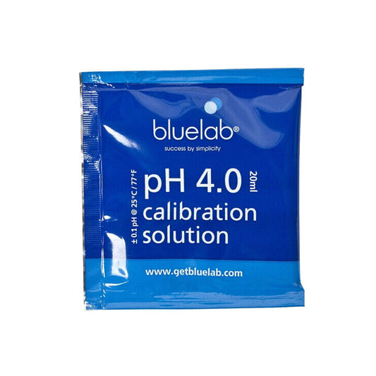 Bluelab® PH 4.0 Calibration Solution 20ml Sachet