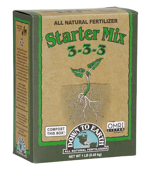 Down To Earth Starter Mix (3-3-3) 5lb