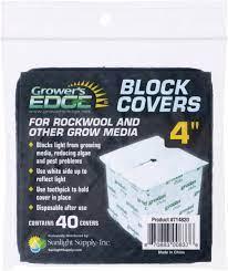 Growers Edge® Block Covers 4 in (40/Pack)