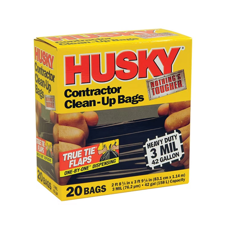 Husky 42 gallon Contractor Trash Bag 20ct