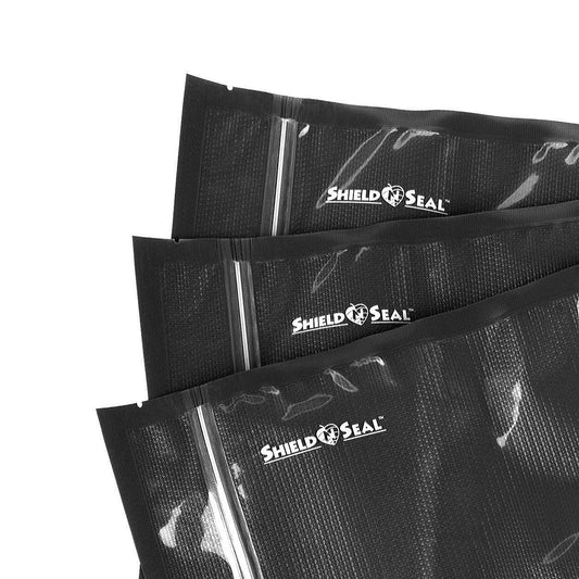 Shield n Seal 11″ x 24″ Clear and Black Vacuum Sealer Bags SNS 300