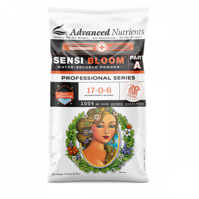 Advanced Nutrients Water-Soluble Powder (WSP) Sensi Pro Bloom - Part A, 25lbs