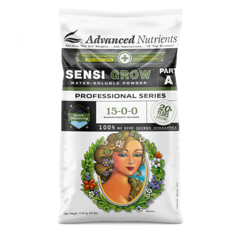 Advanced Nutrients Water-Soluble Powder (WSP) Sensi Pro Grow - Part A, 25lbs